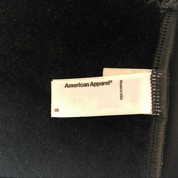 American Apparel | velvet crop top - Picture 6 of 6